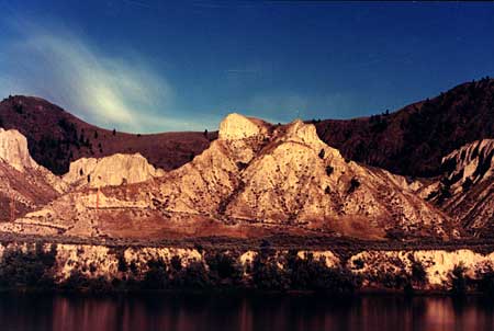 Kamloops at night