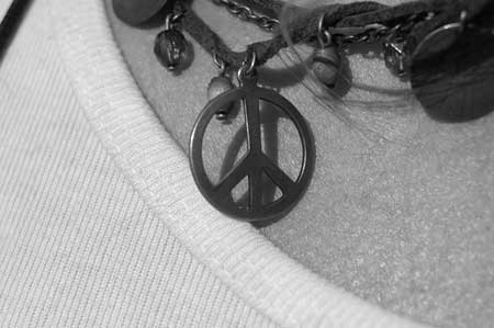 peace necklace