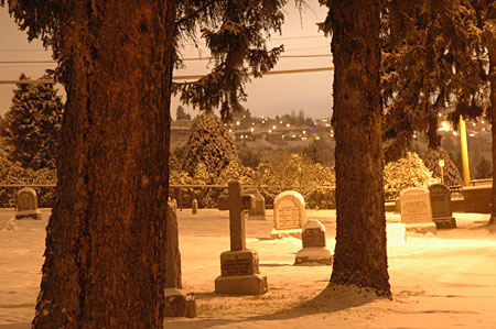 cemetery by our house