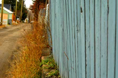 alley fence